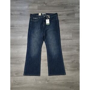 Levi's Women's 512 Jeans 18W Perfectly Shaping Bootcut Dark Wash Denim Pants NWT